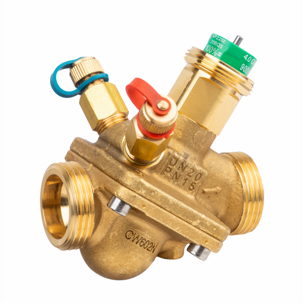 VP228E-20BQS. BMS - vanne, indépendante de la pression - VP228E - pour ventilo-convecteur, panneau de rayonnement, unité terminal - taille du corps : 20mm - débit linéaire - débit standard avec prises de pression - visuel 1
