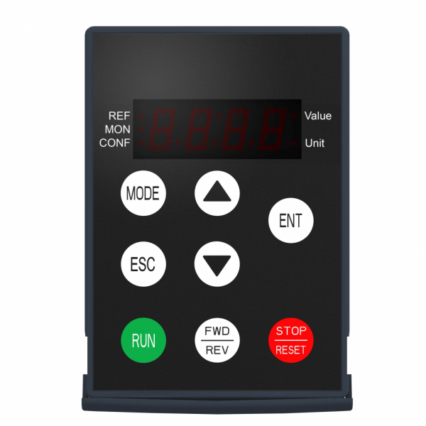 Altivar - terminal distant - pour variateur de vitesse ATV12/ATV312 - IP54 - compatibilité : 	Altivar Machine ATV320, Altivar 32, Altivar 12, Easy Altivar 310, Altivar 312 Solar, Altivar 312 - montage : porte de l'enveloppe - visuel 3