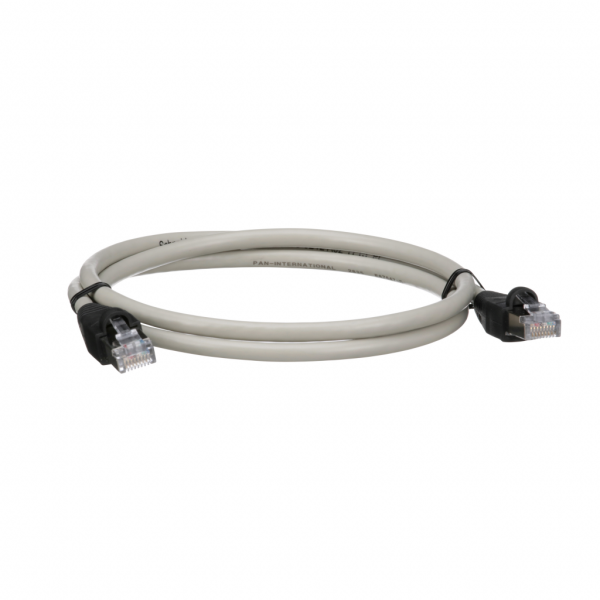 Altivar - câble pour terminal déporté - 1m - accessoires associés : VW3M1701, VW3A1101 - raccordement électrique : 2 connecteurs mâles RJ45 - visuel 3