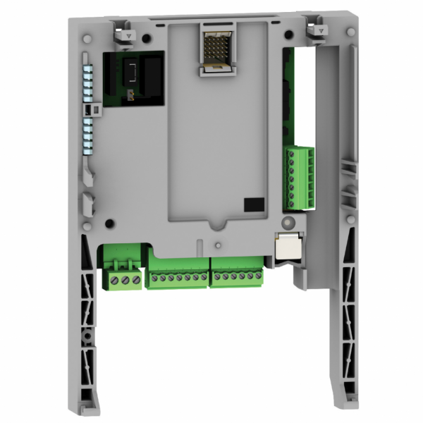 Altivar - carte d'extension entrée/sortie - pour ATV61/ATV71 - compatibilité : Altivar 61Q, Altivar Lift, Altivar 71Q, Altivar 71, Altivar 61 - raccordement : bornier, 1,5 mm² / AWG 16, 0,25 N.m - visuel 1