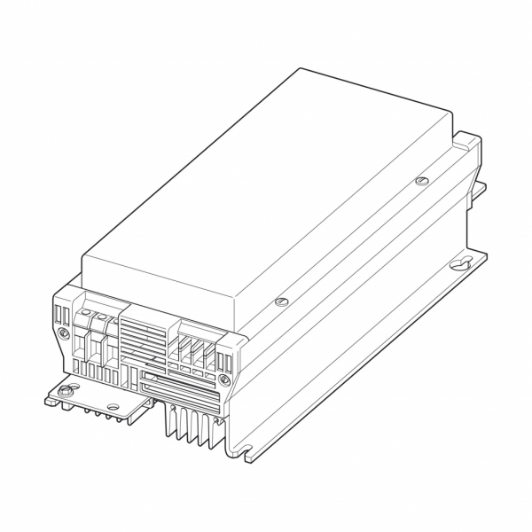 Altivar - inductance de ligne - 4mH - 10A - pour variateur de vitesse - H155mmxL130mmxP90mm - IP00 (inductance), IP20 (bornes) - pertes thermiques : 65 W - raccordement électrique : bornier 2,5 mm² / AWG 12, 0,4…0,6 N.m - visuel 1