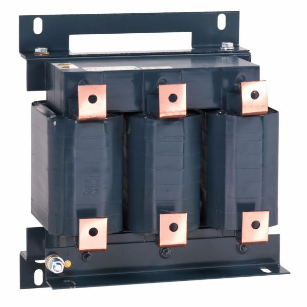 Altivar - inductance de ligne - 0,3mH - 100A - pour variateur de vitesse - H210mmxL180mmxP165mm - IP00 (inductance et bornes) - pertes thermiques : 260 W - ligne de fuite : 11,5 mm - visuel 1