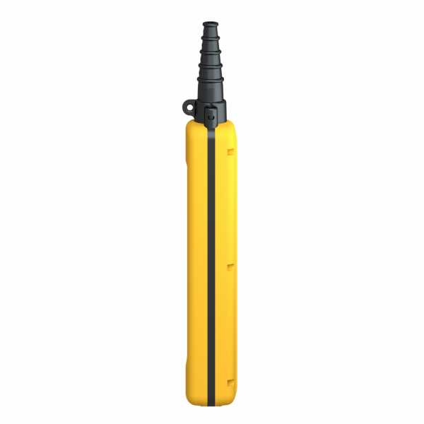 Harmony XACA - boîte pendante vide - 8 perçages verticaux - IP65 - entrée de câble : manchon caoutchouc avec entrée à gradins 8…26 mm - centre découpe opérateur vertical : 30 mm - sans protection - visuel 4