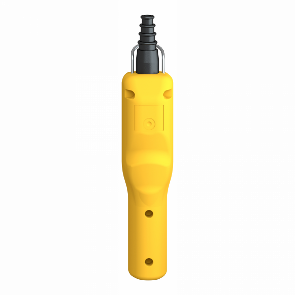 Harmony XACA - pistol grip - boîte pendante - 2 poussoirs - IP65 - type de circuit électrique : télécommande - couleur station de contrôle : jaune - visuel 2