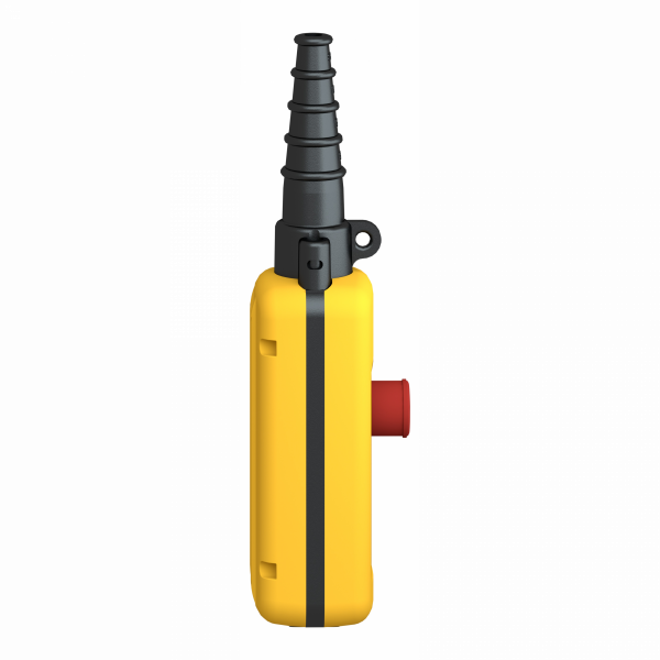Harmony XACA - boîte pendante - 2 poussoirs 1 arrêt d'urgence - IP65 - type de circuit électrique : télécommande - couleur station de contrôle : jaune - pour contrôle du moteur de levage à 2 vitesses - visuel 3