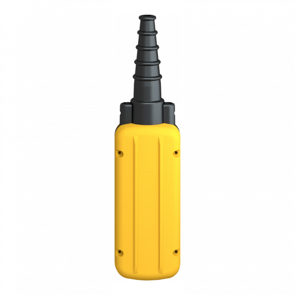 Harmony XACA - boîte pendante - 2 poussoirs 1 arrêt d'urgence - IP65 - type de circuit électrique : télécommande - couleur station de contrôle : jaune - pour contrôle du moteur de levage à 2 vitesses - visuel 2
