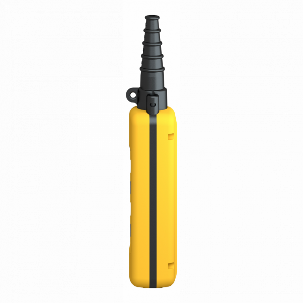 Harmony XACA - boîte pendante - 4 poussoirs - IP65 - type de circuit électrique : télécommande - double isolation - couleur station contrôle : jaune - pour contrôle du moteur de levage à 1 vitesse - av. interverrouillage méca. entre paires - visuel 4