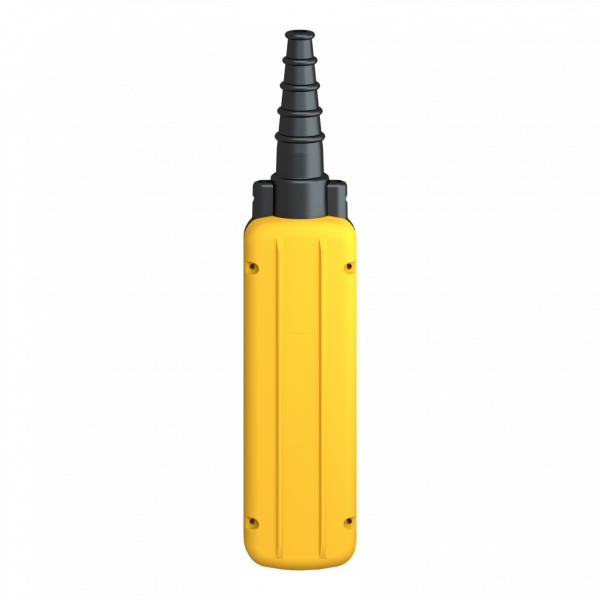 Harmony XACA - boîte pendante - 4 poussoirs 1 arrêt d'urgence - IP65 - type de circuit électrique : télécommande - couleur station de contrôle : jaune - contrôle du moteur de levage à une vitesse - visuel 2