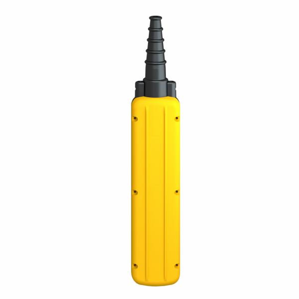 Harmony XACA - boîte pendante - 6 poussoirs - IP65 - type de circuit électrique : télécommande - couleur station de contrôle : jaune - contrôle du moteur de levage à 1 vitesse - visuel 2