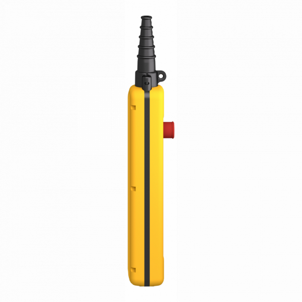 Harmony - boîte pendante - 7 boutons-poussoirs + 1 arrêt d'urgence - couleur station de contrôle : jaune - IP65 - avec interverrouillage mécanique entre paires - visuel 3