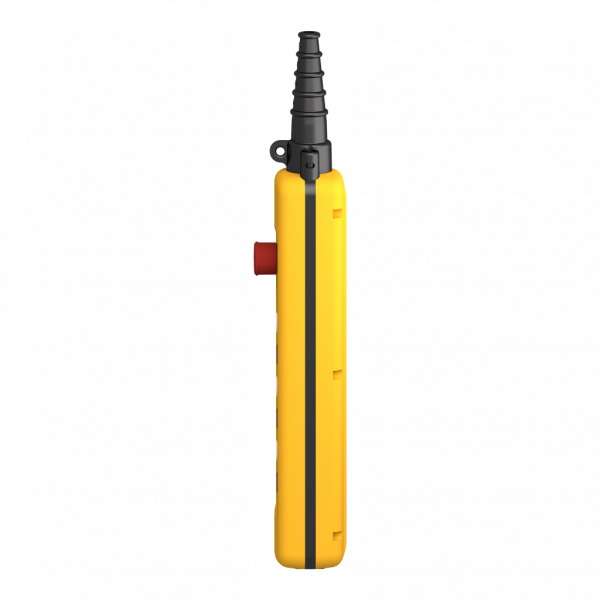 Harmony - boîte pendante - 7 boutons-poussoirs + 1 arrêt d'urgence - couleur station de contrôle : jaune - IP65 - avec interverrouillage mécanique entre paires - visuel 4
