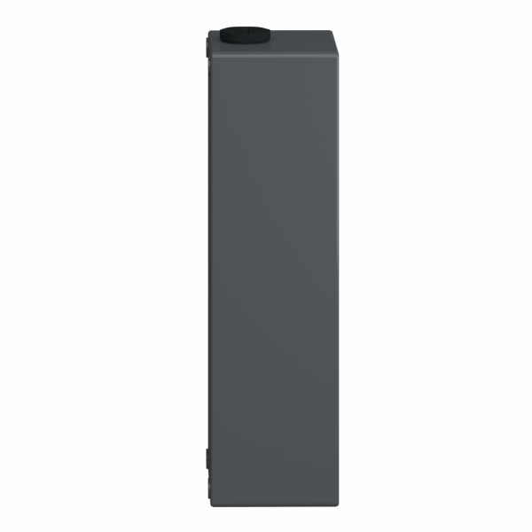 Harmony XALG - boîte à boutons vide - plastique - 5 perçages horizontaux - H72mmxL224mmxP65mm (hors tout CAO) - IP66, IP67, IP69, IP69K - couleur base boîtier et capot : noir (RAL 9005) - pour unités de commande et signalisation XB5 Ø 22 mm - visuel 3