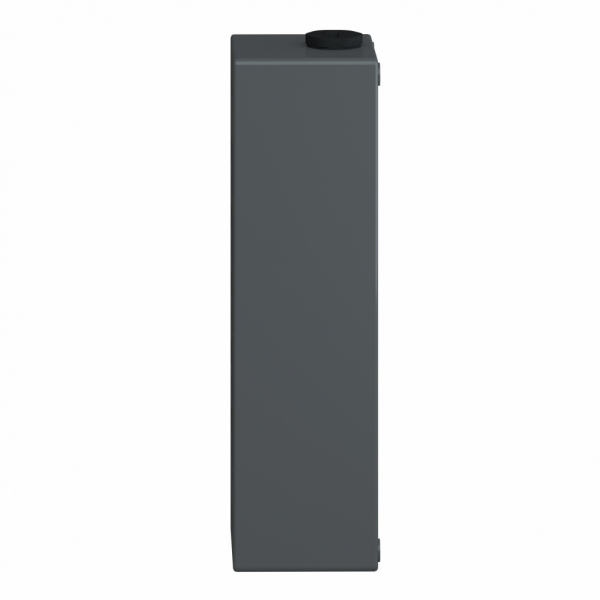 Harmony XALG - boîte à boutons vide - plastique - 5 perçages horizontaux - H72mmxL224mmxP65mm (hors tout CAO) - IP66, IP67, IP69, IP69K - couleur base boîtier et capot : noir (RAL 9005) - pour unités de commande et signalisation XB5 Ø 22 mm - visuel 4