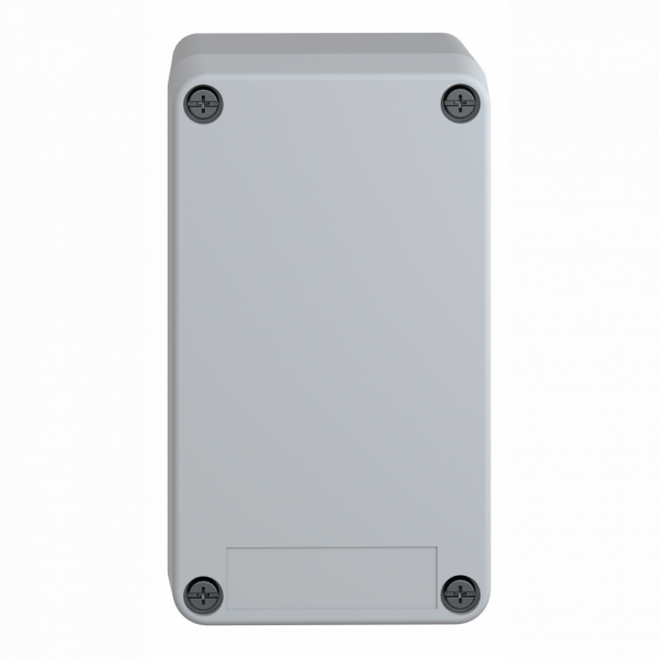 Harmony XAPA - boîte à boutons vide - plastique - sans perçage - taille plateau avant produit : 85 x 146 mm - profondeur utilisable : 83 mm - couleur de la base du boîtier et du capot : gris - IP65, IP69, IP69K - visuel 1