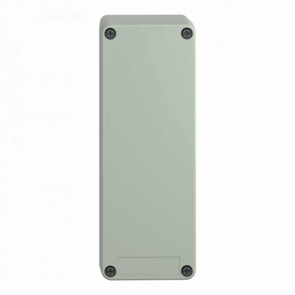 Harmony XAPA - boîte à boutons vide - plastique - sans perçage - taille plateau avant produit : 85 x 226 mm - profondeur utilisable : 83 mm - couleur de la base du boîtier et du capot : gris - IP65, IP69, IP69K - visuel 1