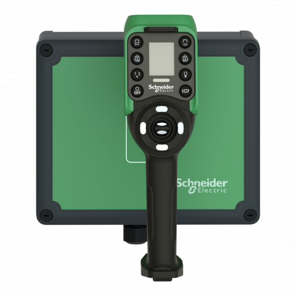 eXLhoist - starter kit - base ZARB18W - cde ZART12D - chargeur ZARC01 et accessoires - 50 canaux - station de contrôle sans fil - pour manutention, applications levage - portée fonctionnement : 100m dans l'air - visuel 1