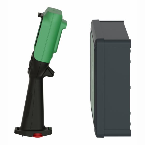 eXLhoist - starter kit - base ZARB18W - cde ZART12D - chargeur ZARC01 et accessoires - 50 canaux - station de contrôle sans fil - pour manutention, applications levage - portée fonctionnement : 100m dans l'air - visuel 4