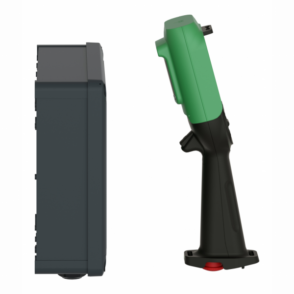 eXLhoist - starter kit - base ZARB18W - cde ZART12D - chargeur ZARC01 et accessoires - 50 canaux - station de contrôle sans fil - pour manutention, applications levage - portée fonctionnement : 100m dans l'air - visuel 3