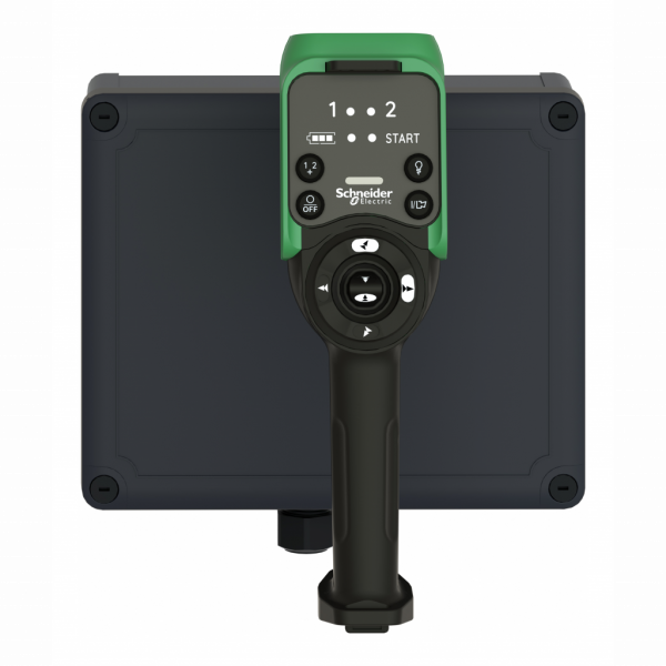 eXLhoist - starter kit - base ZARB12W - cde ZART8L - chargeur ZARC01 et accessoires - 50 canaux - station de contrôle sans fil - pour manutention, applications levage - portée fonctionnement : 100m dans l'air - visuel 1