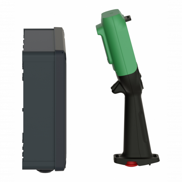 eXLhoist - starter kit - base ZARB12W - cde ZART8L - chargeur ZARC01 et accessoires - 50 canaux - station de contrôle sans fil - pour manutention, applications levage - portée fonctionnement : 100m dans l'air - visuel 3