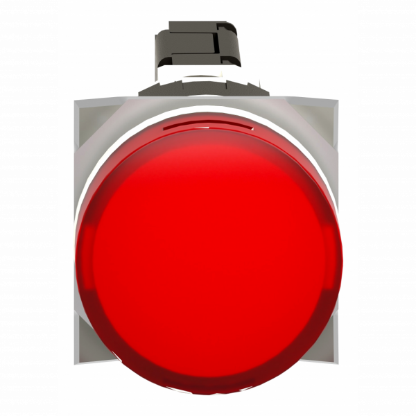Harmony XB6 - voyant rond - Ø16mm - IP65 - DEL intégrée - 24V - cosses - rouge - H18mmxL18mmxP57mm - culot de lampe : tout LED - alimentation du bloc lumineux : direct - visuel 1