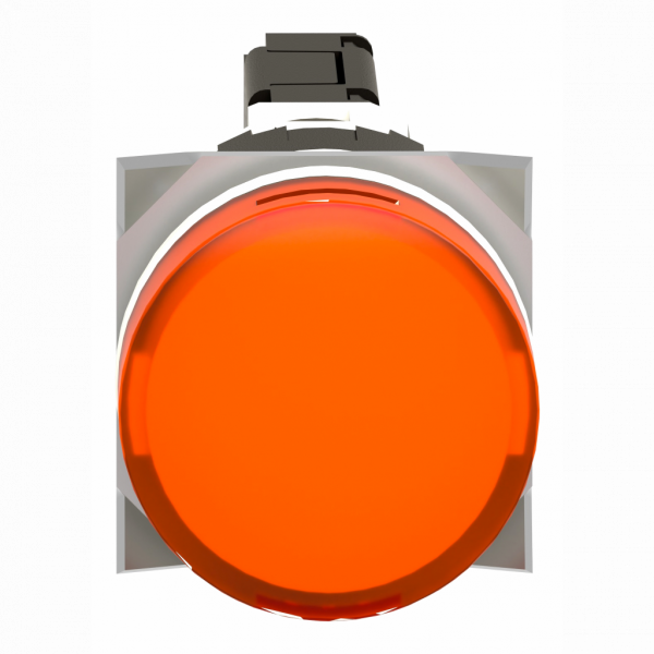Harmony XB6 - voyant rond - Ø16mm - IP65 - DEL intégrée - 24V - cosses - jaune - H18mmxL18mmxP57mm - culot de lampe : tout LED - alimentation du bloc lumineux : direct - visuel 1