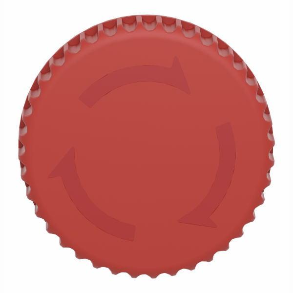 Harmony - bouton-poussoir à tête bombée non lumineux - Ø16mm - IP65 - raccordement : borne à souder, capacité de serrage: <= 0,75 mm² AWG 19 - rouge coup de poing Ø 32 mm - visuel 1