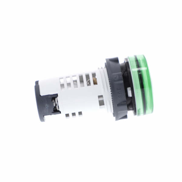 Harmony voyant rond - Ø22 - vert - LED intégrée - 24V - H29mmxL29mmxP54mm - diamètre de fixation : 22mm - IP20, IP65 - visuel 3