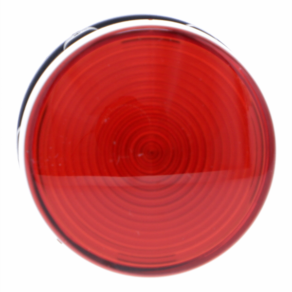 Harmony voyant rond - Ø22 - rouge - LED intégrée - 24V - H29mmxL29mmxP54mm - diamètre de fixation : 22mm - IP20, IP65 - visuel 1