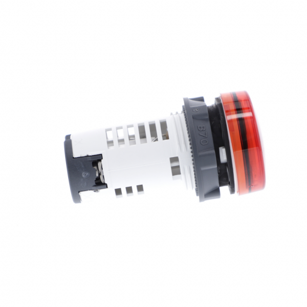 Harmony voyant rond - Ø22 - rouge - LED intégrée - 24V - H29mmxL29mmxP54mm - diamètre de fixation : 22mm - IP20, IP65 - visuel 3