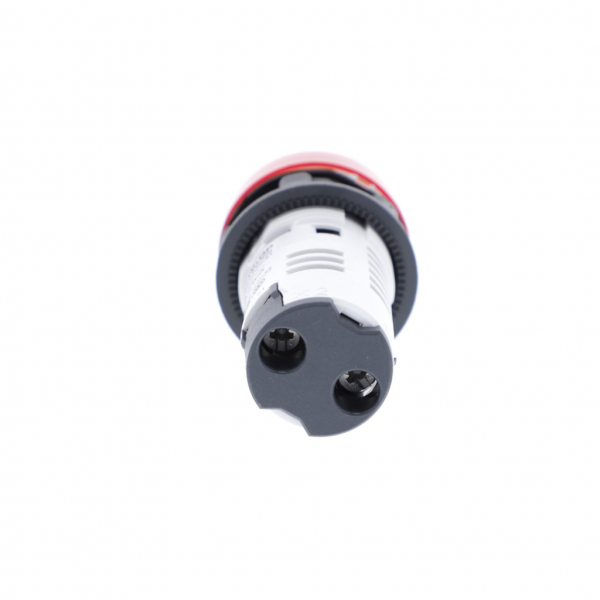 Harmony - voyant rond - Ø22 - rouge - LED intégrée - 120V - H29mmxL29mmxP54mm - source lumineuse : LED - IP20, IP65 - visuel 2