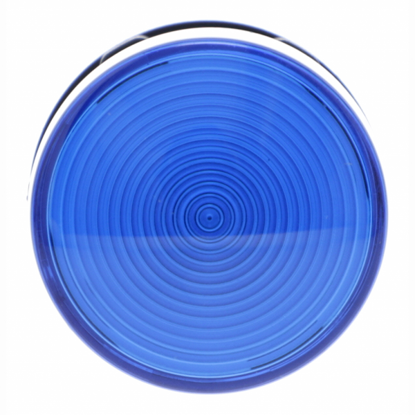 Harmony - voyant rond - Ø22 - bleu - LED intégrée - 24V - H29mmxL29mmxP54mm - source lumineuse : LED - IP20, IP65 - visuel 1