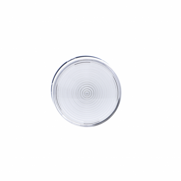 Harmony - voyant rond - Ø22 - incolore - LED intégrée - 120V - H29mmxL29mmxP54mm - source lumineuse : LED - IP20, IP65 - visuel 1