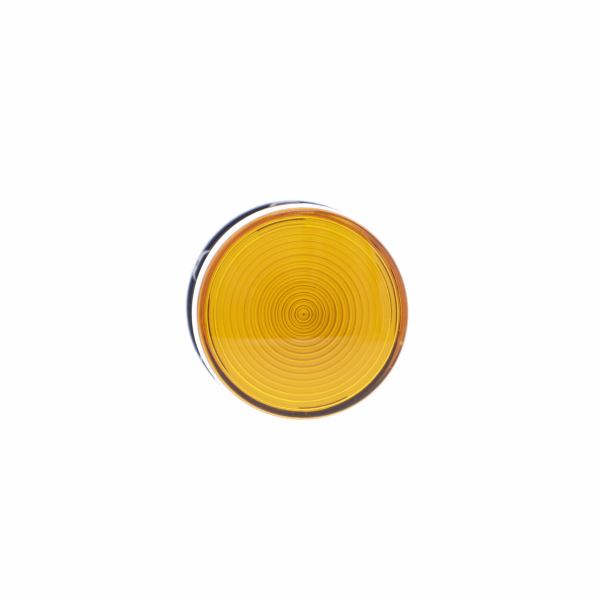 Harmony - voyant rond - Ø22 - orange - LED intégrée - 24V - H29mmxL29mmxP54mm - diamètre de fixation : 22mm - IP20, IP65 - visuel 1