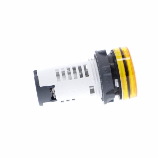 Harmony - voyant rond - Ø22 - orange - LED intégrée - 24V - H29mmxL29mmxP54mm - diamètre de fixation : 22mm - IP20, IP65 - visuel 3
