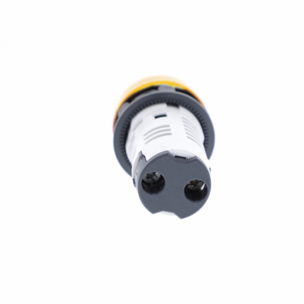Harmony - voyant rond - Ø22 - orange - LED intégrée - 24V - H29mmxL29mmxP54mm - diamètre de fixation : 22mm - IP20, IP65 - visuel 2