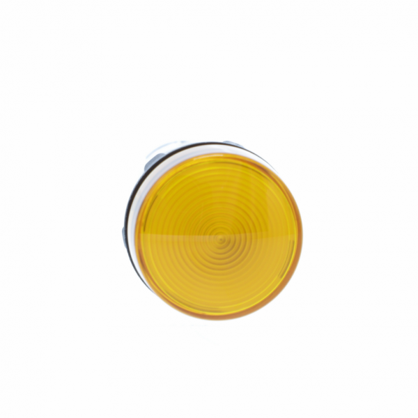 Harmony - voyant rond - Ø22 - orange - LED intégrée - 120V - H29mmxL29mmxP54mm - source lumineuse : LED - IP20, IP65 - visuel 1