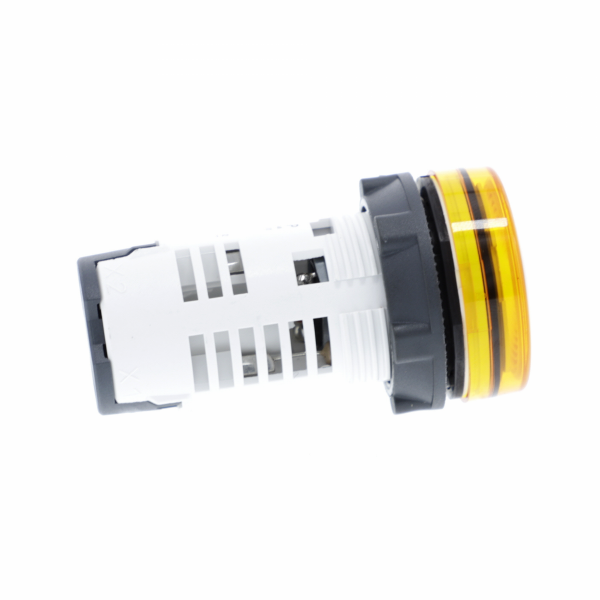 Harmony - voyant rond - Ø22 - orange - LED intégrée - 120V - H29mmxL29mmxP54mm - source lumineuse : LED - IP20, IP65 - visuel 3