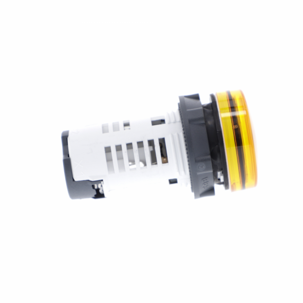 Harmony - voyant rond - Ø22 - orange - LED intégrée - 230V - H29mmxL29mmxP54mm - source lumineuse : LED - IP20, IP65 - visuel 3