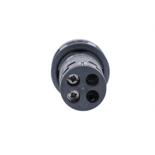 Harmony - bouton-poussoir affleurant - Ø22 - blanc - 1F - noir - flèche haute - H29mmxL29mmxP51,5mm - diamètre de fixation : 22mm - IP20, IP65 - rappel à ressort - visuel 2