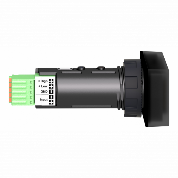 Harmony - compteur numérique affichage LED vert - DEL 7 segments - H29,5mmxL51,5mmxP78,5mm - IP65 - tension sortie logique : 30 V CC - courant de sortie : 0,5 A - diamètre de fixation : 22,5mm - visuel 3