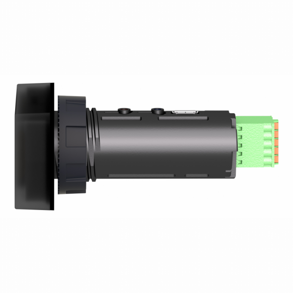 Harmony - compteur numérique affichage LED vert - DEL 7 segments - H29,5mmxL51,5mmxP78,5mm - IP65 - tension sortie logique : 30 V CC - courant de sortie : 0,5 A - diamètre de fixation : 22,5mm - visuel 4