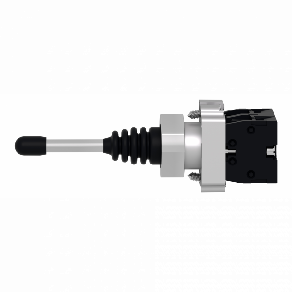 Harmony - manipulateur 2 directions - H122mmxP40mm - diamètre de fixation : 22mm - métal plaqué chrome - entraxe de fixation : 30x 85mm - 1F pour temporisation - visuel 4