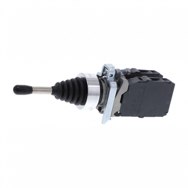 Harmony - manipulateur Ø22 - 4 positions fixes - 1 F - diamètre de fixation : 22mm - métal plaqué chrome (collerette) et zamak (embase de fixation) - IP66 - 2 sens - position maintenue, tige opérationnelle 54 mm longueur - visuel 4
