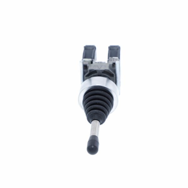 Harmony - manipulateur Ø22 - 2 positions fixes - 1 F - diamètre de fixation : 22mm - métal plaqué chrome (collerette) et zamak (embase de fixation) - IP66 - 2 sens - position maintenue, tige opérationnelle 54 mm longueur - visuel 1