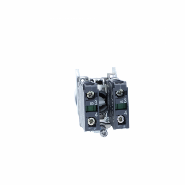 Harmony - manipulateur Ø22 - 2 positions fixes - 1 F - diamètre de fixation : 22mm - métal plaqué chrome (collerette) et zamak (embase de fixation) - IP66 - 2 sens - position maintenue, tige opérationnelle 54 mm longueur - visuel 2