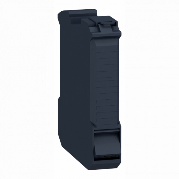 Preventa XPSMCM - module TCPIP - connecteur à vis - 99mmxL22,5mmXP114,5mm - type de connecteur : RJ45 - puissance dissipée : 3 W - tension d'alimentation : 24 V - 20...20 % CC - visuel 4