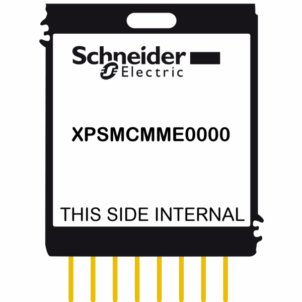 Preventa XPSMCM - carte mémoire - pour sauvegarde et transfert de la configuration - type de mémoire : SDRAM - capacité mémoire : 512 MB - H21,5mmxL2mmxP18mm - visuel 1