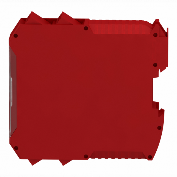 Preventa XPSMCM - module d'extension 4 sorties relais connecteur à vis - H99mmxL22,5XP114,5mm - IP20 - sorties : 4 relais - sorties TOR : 8 statiques à 125mA (diag.) - fonction : surveillance des actionneurs de sécurité pour sortie relais - visuel 4