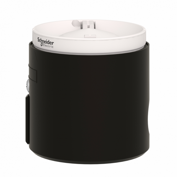 Harmony XVB - embase pour colonne - avec tube à décharge - noir - IP65 - diamètre de fixation : 70mm - matière : polyamide renforcé avec des fibres de verre (base) - fixation directe ou tube - visuel 4